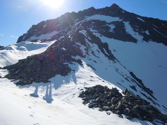 Piz Grialetsch - Sul dorso NW dello Scalettahorn