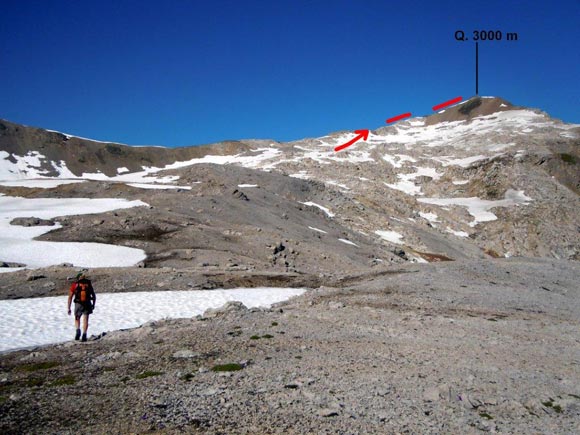 pizmezzaun - Verso la Cima E del Piz Mezzaun (q. 3000 m)