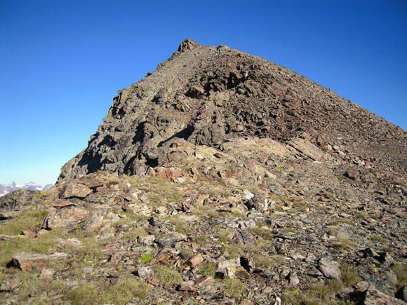 Piz Muragl - Il Piz Muragl dall'ampia sella 