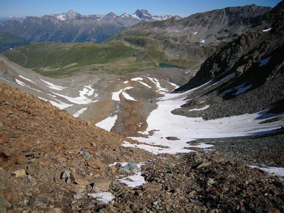 Piz Muragl - In discesa sul pendio