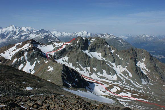 pizmuragl - Il Gruppo del Piz Muragl da NE, dal Piz Vadret