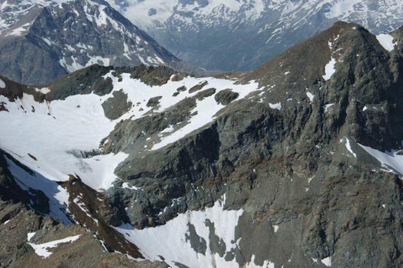 Piz Muragl - Il Piz Muragl dal Piz Vadret, immagine ravvicinata