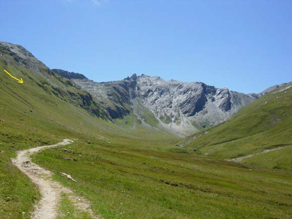 Piz Turba - Di ritorno a Juf, un'ultimo sguardo al Piz Turba