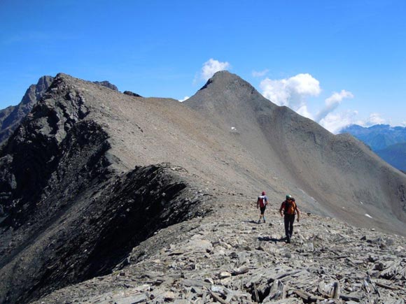 Piz Uertsch - Verso il Piz Blaisun