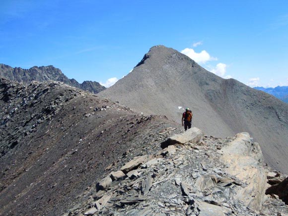 Piz Uertsch - Verso il Piz Blaisun