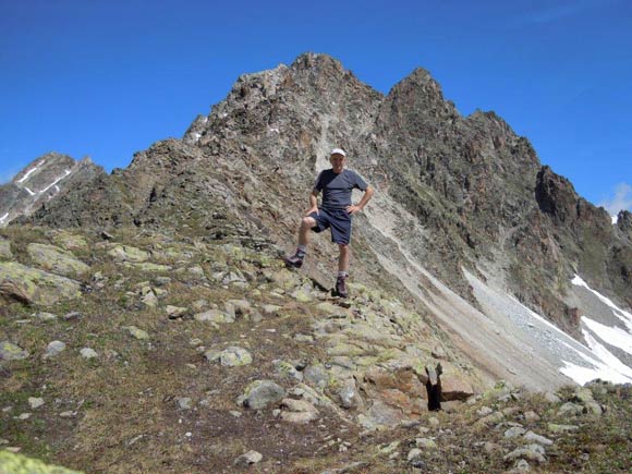 Piz Viroula - Foto ricordo con l'autoscatto