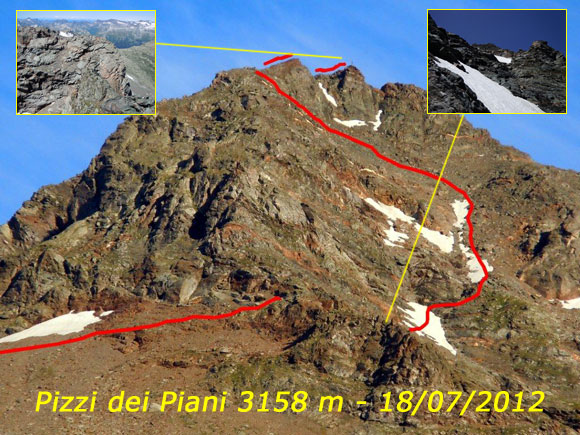 Pizzi dei Piani - Immagine ripresa da E