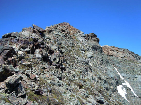 Pizzi dei Piani - All'inizio della cresta E
