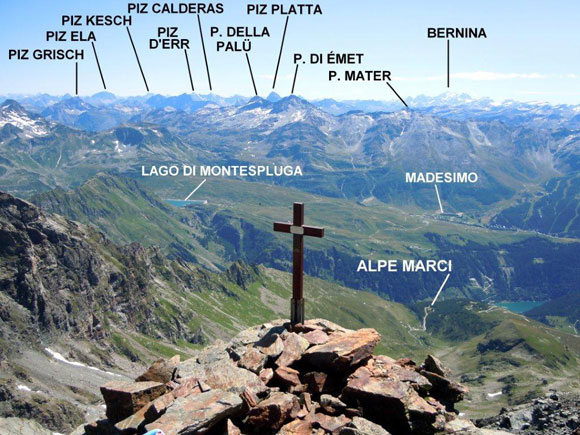 Pizzi dei Piani - Panorama verso  E