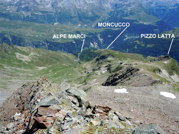 Pizzi dei Piani - In discesa
