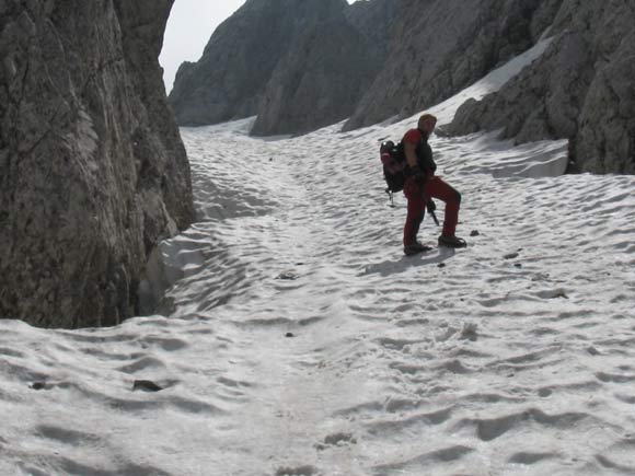 Pizzo Camino Camuno - Lungo il canale di salita