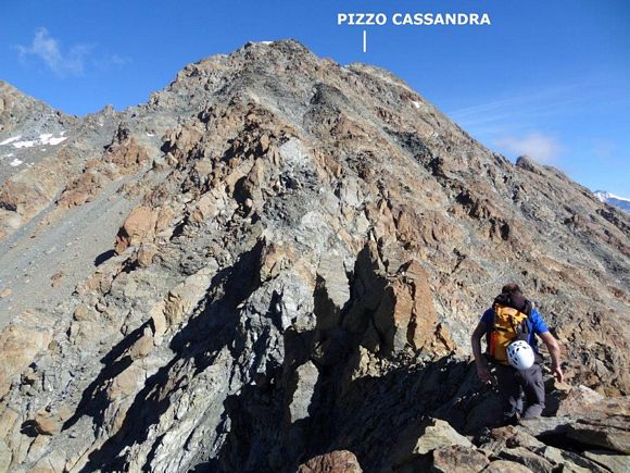 Pizzo Cassandra - Sulla cresta S