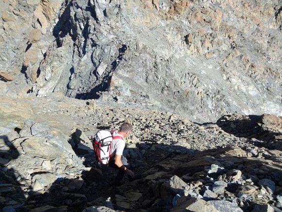 Pizzo Cassandra - Tratto in discesa della cresta