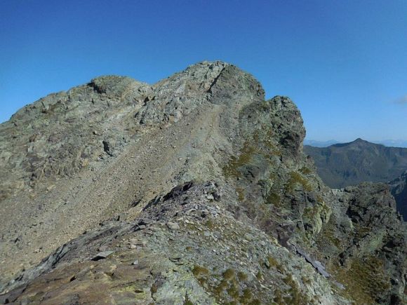 Pizzo dell Omo - Verso la vetta