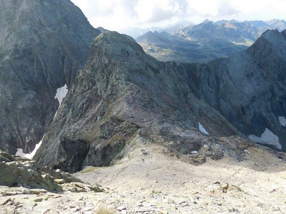 Pizzo dell Omo - In discesa dalla vetta