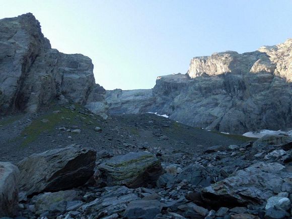 Pizzo dell Omo - All'inizio del vallone morenico