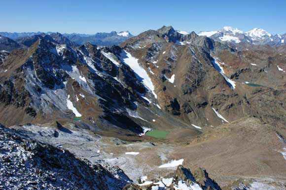 Pizzo Filone - Panorama di vetta verso SW, al centro il Pizzo Paradisino