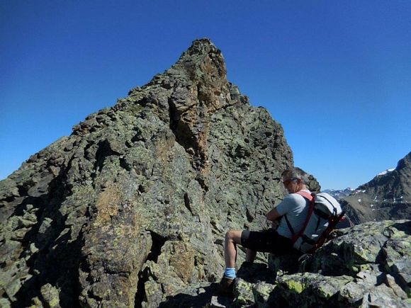 Pizzo Matto - In salita, sulla cresta S