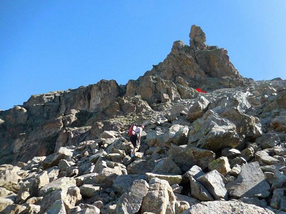 Pizzo Matto - In salita