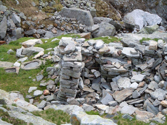 Pizzo Paglia - I ruderi dell'Alpe Caurga