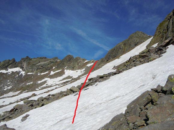 Pizzo Paglia - In salita verso la bocchetta   