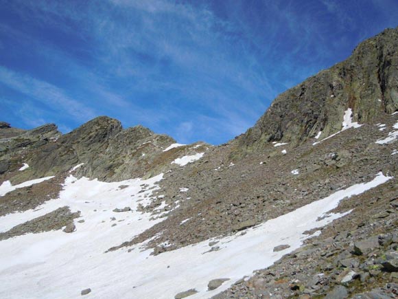 Pizzo Paglia - In prossimit della bocchetta