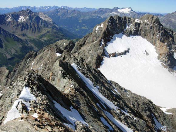 Pizzo Paradisino - Sulla cresta S