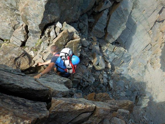 Pizzo Rachele - Un facile intaglio