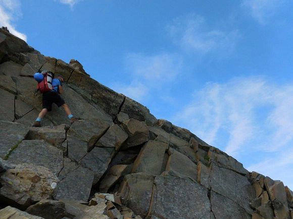 Pizzo Rachele - In salita