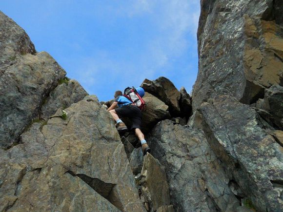 Pizzo Rachele - In salita