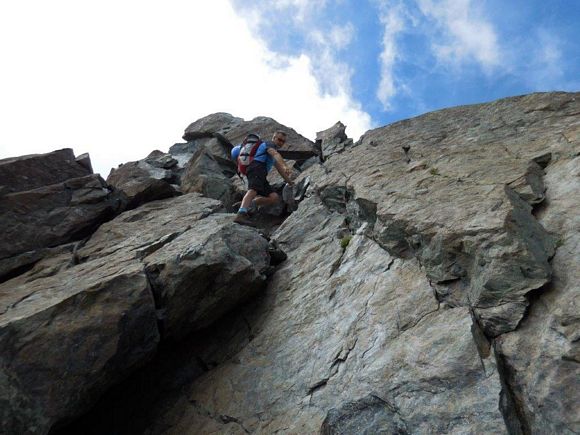 Pizzo Rachele - In salita