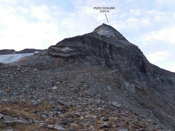 Pizzo Scalino - In salita, verso il ghiacciaio