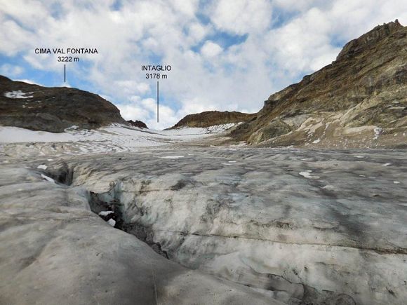 Pizzo Scalino - In salita, sul ghiacciaio