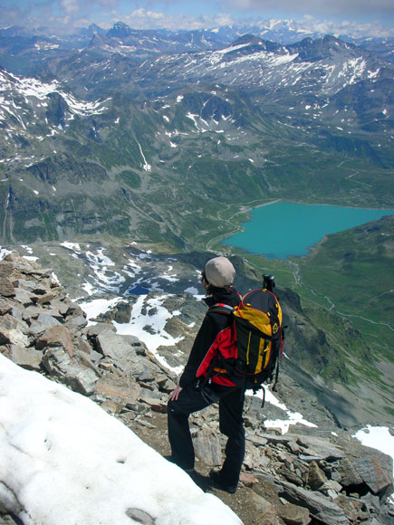 Pizzo Tamb - Presso la cima