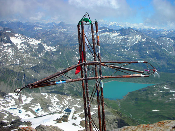 Pizzo Tambïï - Croce di vetta
