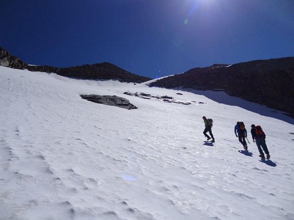 pizzovaruna - In salita, sotto la Quota 3416 m