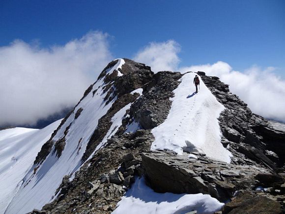 Pizzo Varuna - Sulla cresta