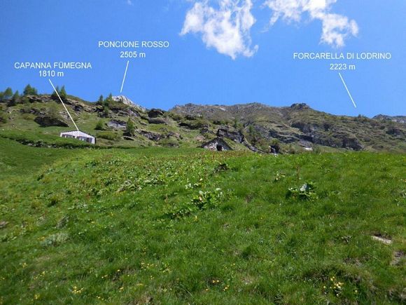 poncionerosso - L'Alpe Fmegna sup. (q. 1810 m)