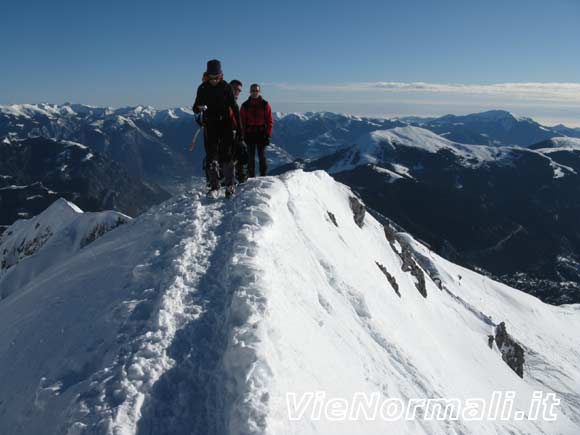 Monte Pozzera - In cima