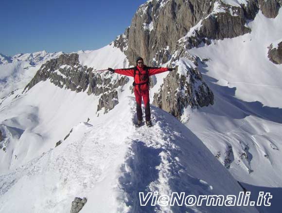 pozzera - Misurando la larghezza della cima