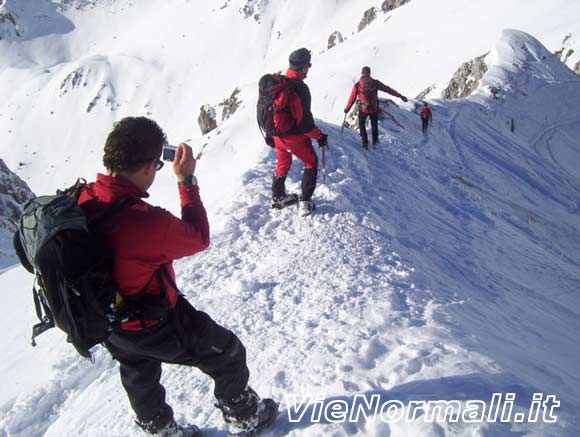 pozzera - In discesa lungo la cresta