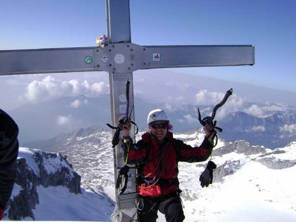 Cima Presanella - Parete Nord - In vetta