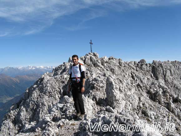 Pizzo della Presolana Occidentale - Lungo la cresta