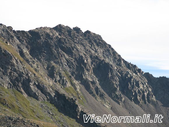 Punta Albiolo - Vista sulla Punta d'Albiolo, dietro al Torrione