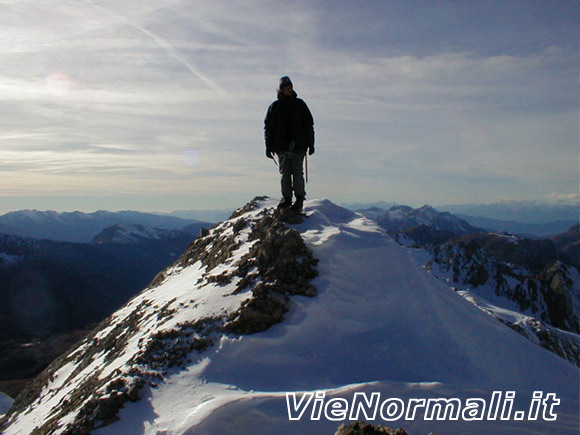 Punta del Ciadin - Sulla cima Ovest