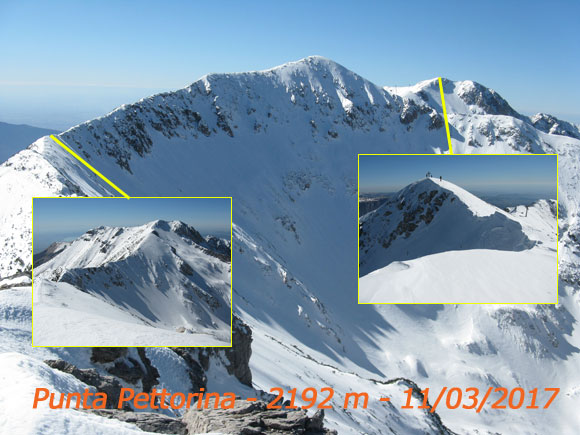 puntapettorina - La cresta che conduce alla Punta Pettorina