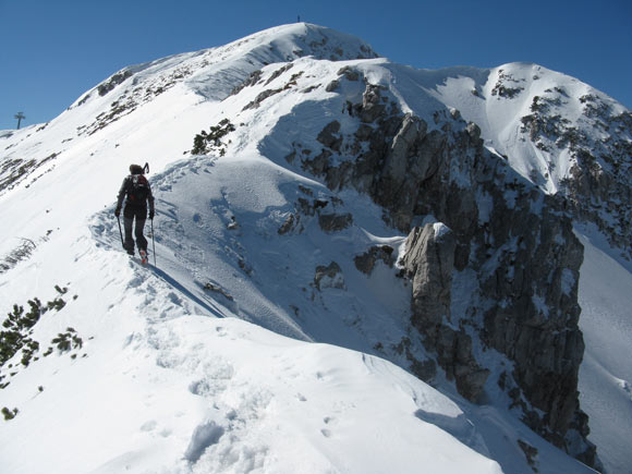 puntapettorina - Lungo la cresta che conduce alla Punta Pettorina