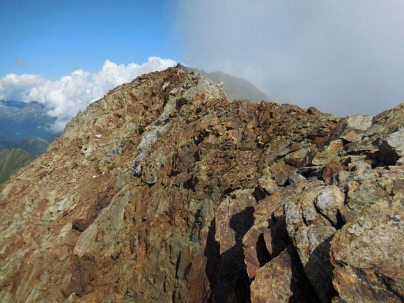 Punta Vicima - Sulla cresta S, in prossimit della vetta