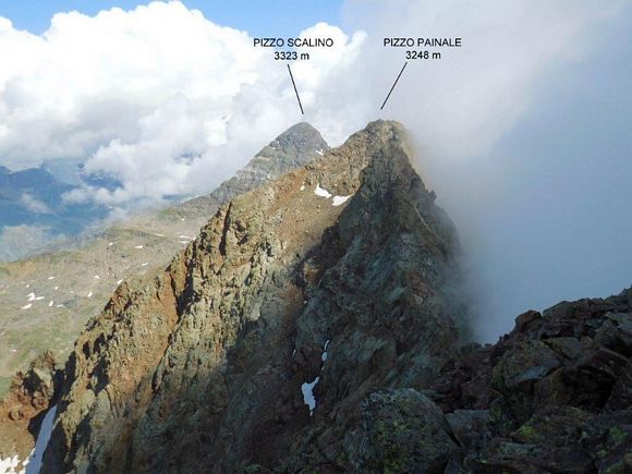 Punta Vicima - Panorama verso N