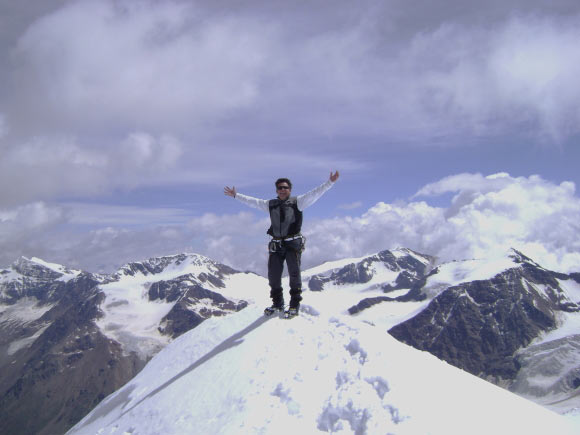 Punta San Matteo - Cresta S - Sulla vetta